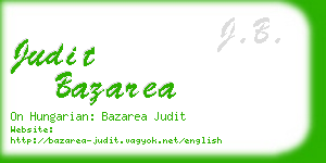 judit bazarea business card